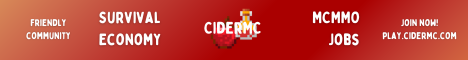 CiderMC: Flavorful Economy & MCMMO Fun