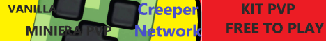 Creeper Network: KitPvP & Vanilla Fun