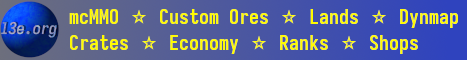 Rank up with custom ores on l3e.org – Economy & Survival